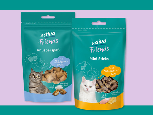 DAS FUTTERHAUS activa Friends Katze Snacks
