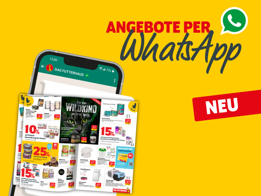 DAS FUTTERHAUS Angebote per WhatsApp