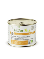 NaturPlus Katze Senior Huhn & Pute mit Zucchini Nassnahrung