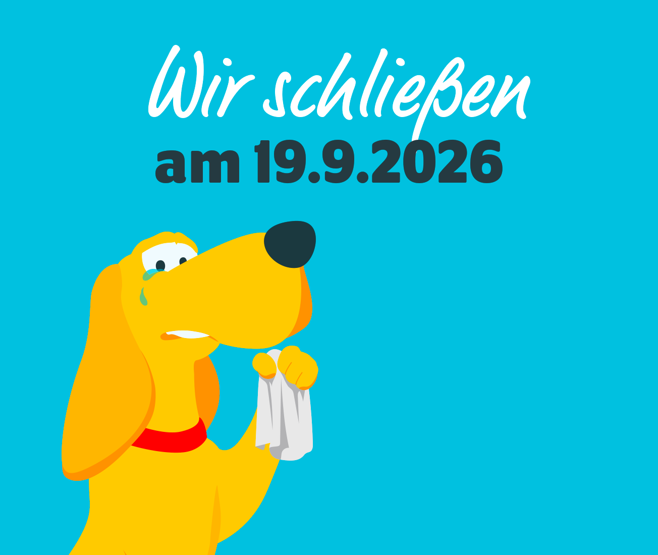 Schließung 19.9.2026