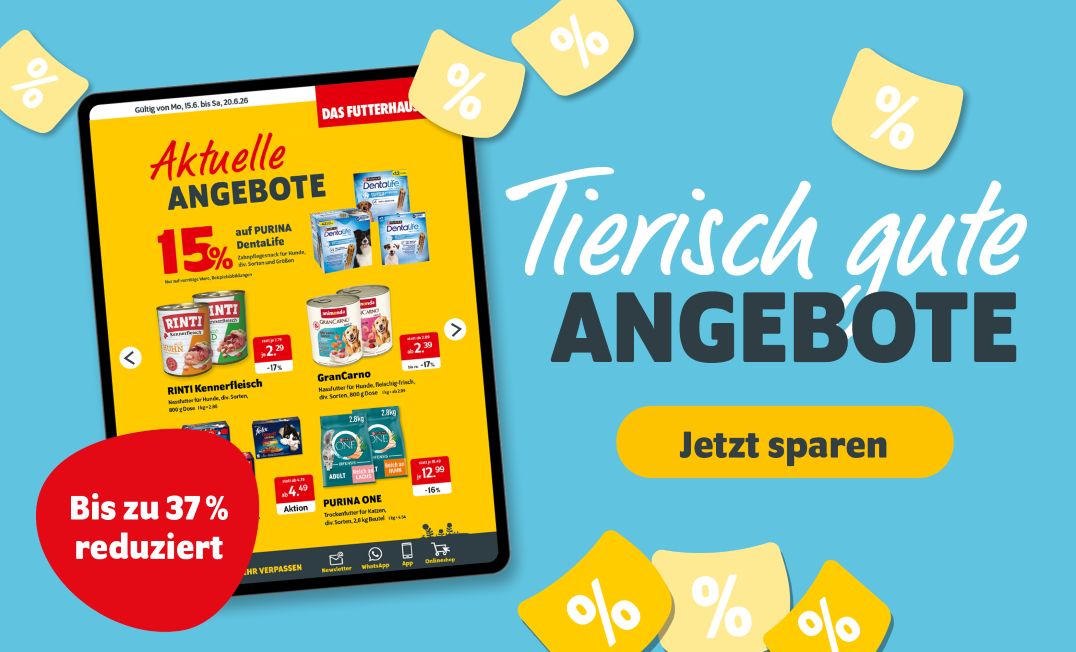 Tierisch gute Angebote - Jetzt sparen