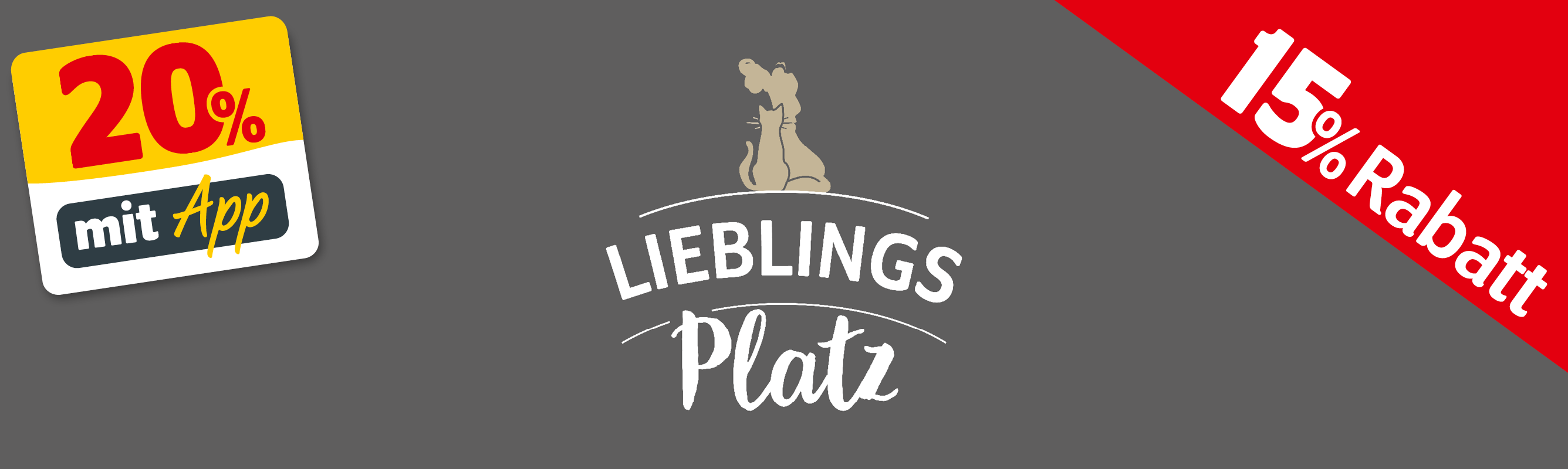 PLP_Lieblingsdeals_Markenteaser_mobil_Lieblingsplatz 15% und in der App sogar 20% Rabatt
