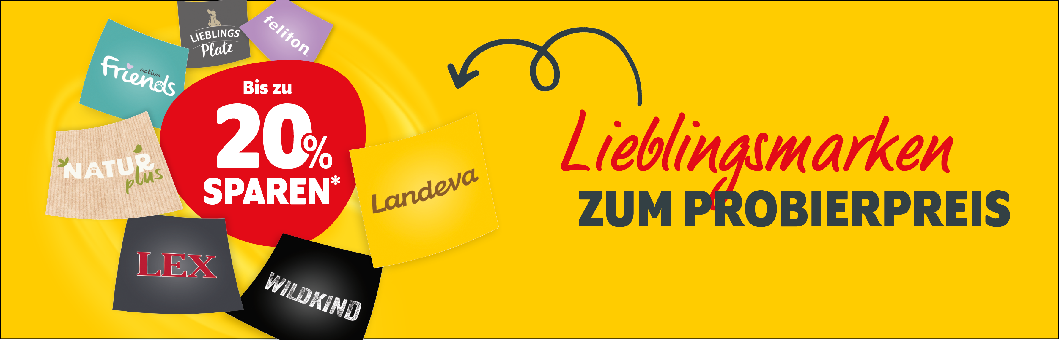 Lieblingsmarken zum Probierpreis: Bis zu 20% Rabatt
