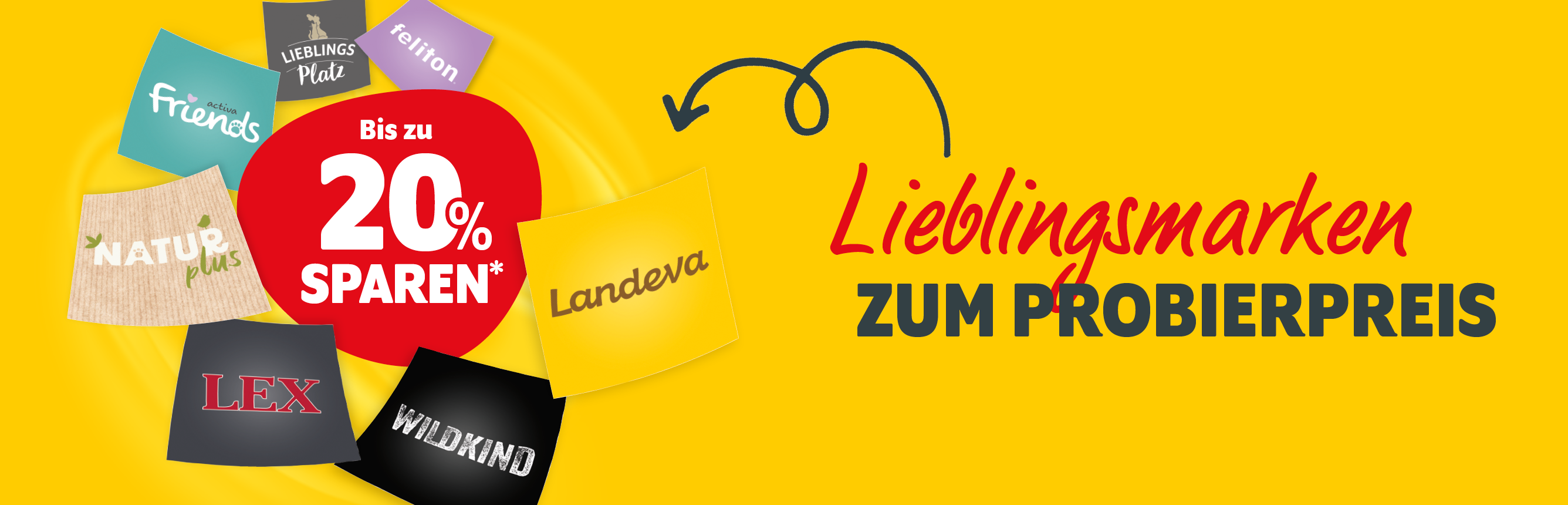 Lieblingsmarken zum Probierpreis: Bis zu 20% Rabatt