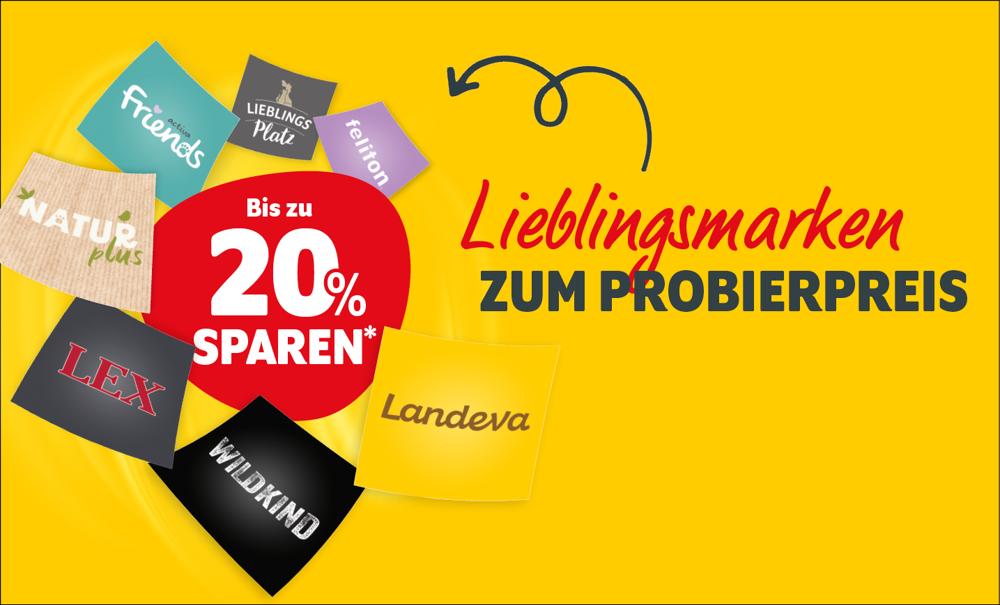 Bis zu 20% auf Lieblingsmarken sparen
