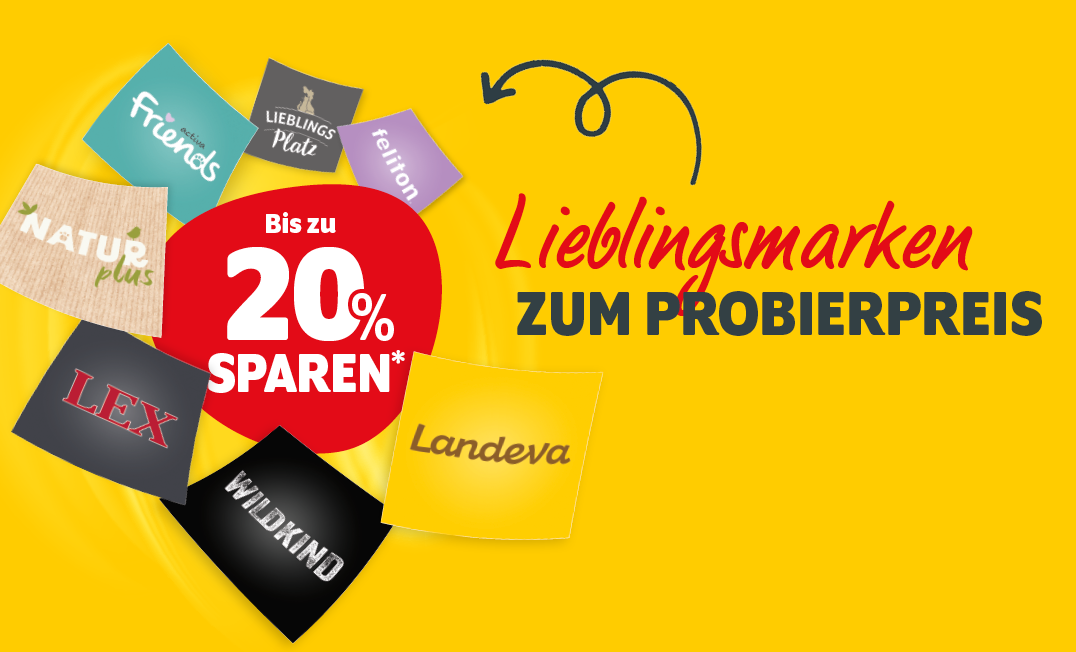 Bis zu 20% auf Lieblingsmarken sparen