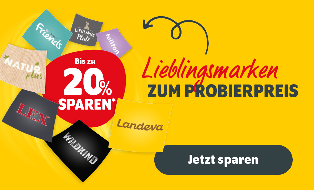 Lieblingsmarken zum Probierpreis: Bis zu 20% sparen