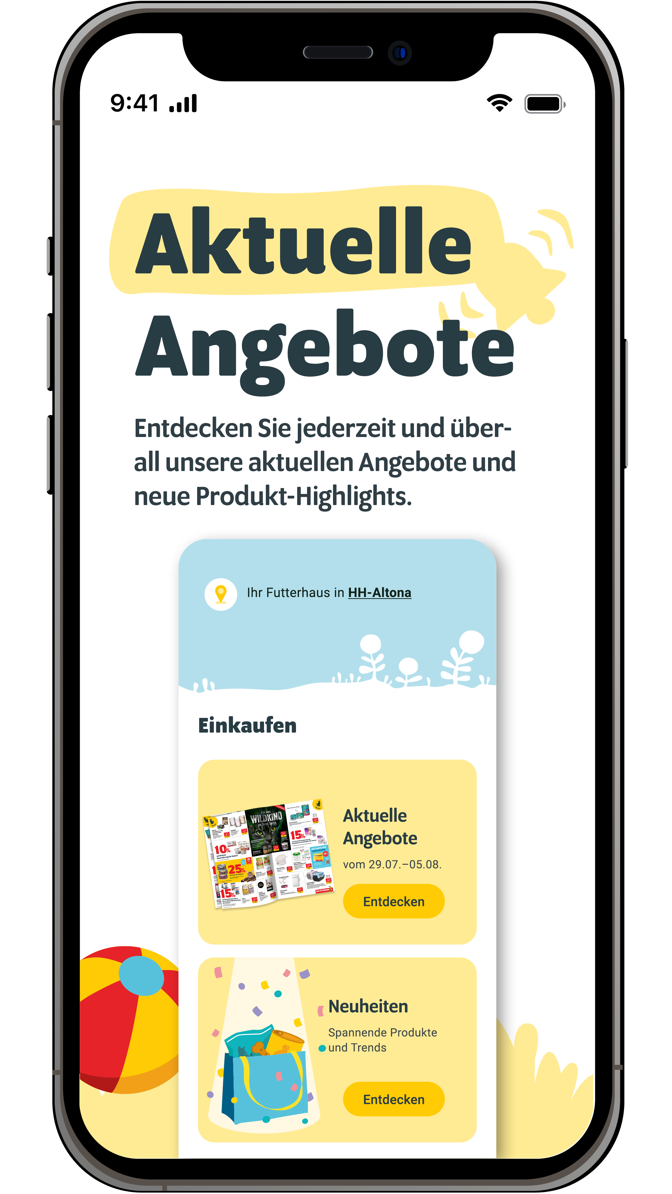 DAS FUTTERHAUS-App: Bestens informiert über aktuelle Angebote