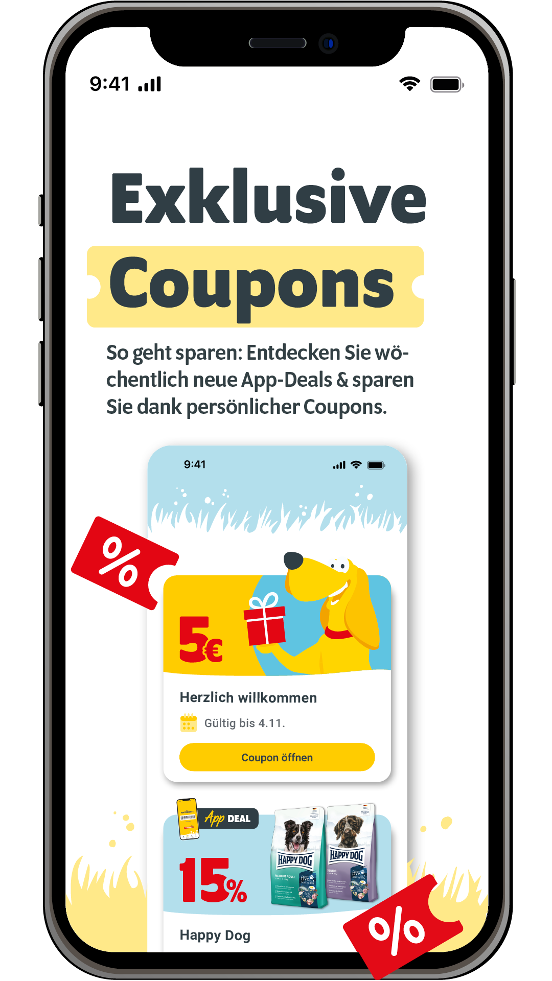 DAS FUTTERHAUS-App: Profitieren Sie von exklusiven Coupons