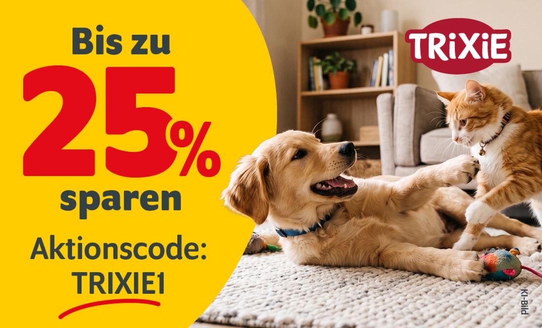 Bis zu 25% sparen auf ausgewähltes Spielzeug von TRIXIE im Markt und online
