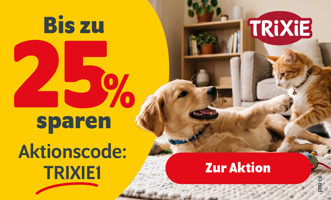 Bis zu 25% sparen auf ausgewählte TRIXIE-Artikel mit dem Code TRIXIE1