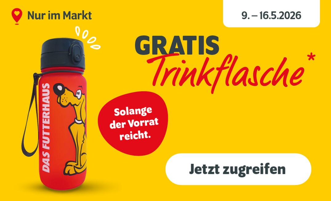 Nur im Markt: Gratis Trinkflasche vom 9. - 16.5.2026
