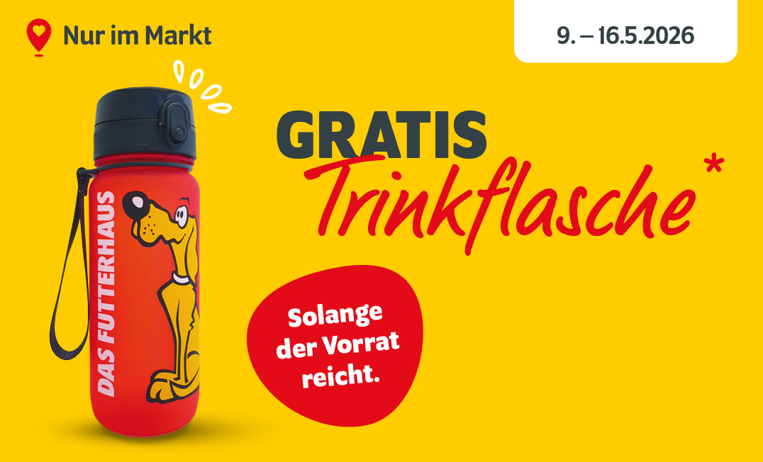 Nur im Markt: Gratis Trinkflasche vom 9.-16.5.2026