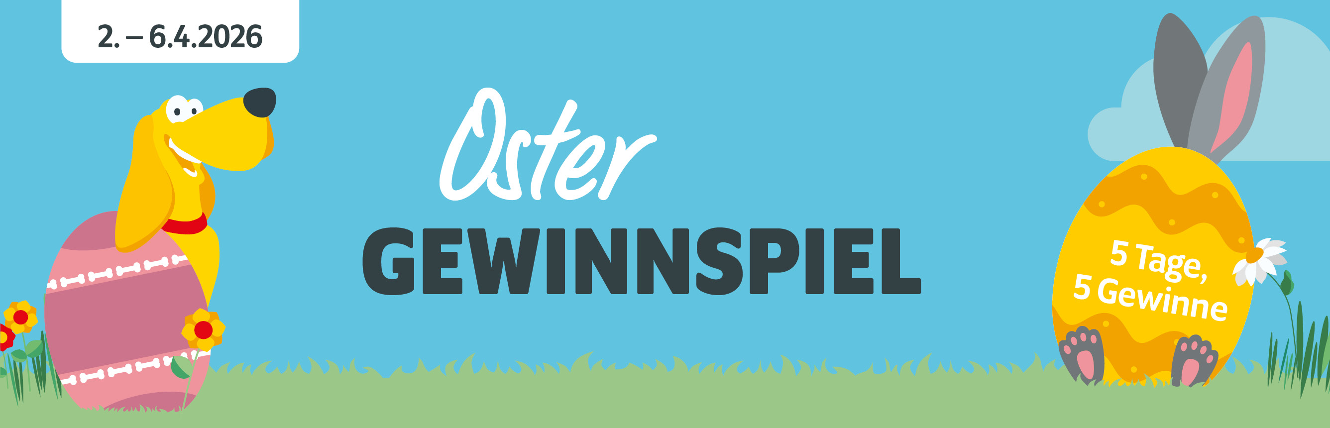 Oster-Gewinnspiel bei DAS FUTTERHAUS vom 2.-6.4.2026