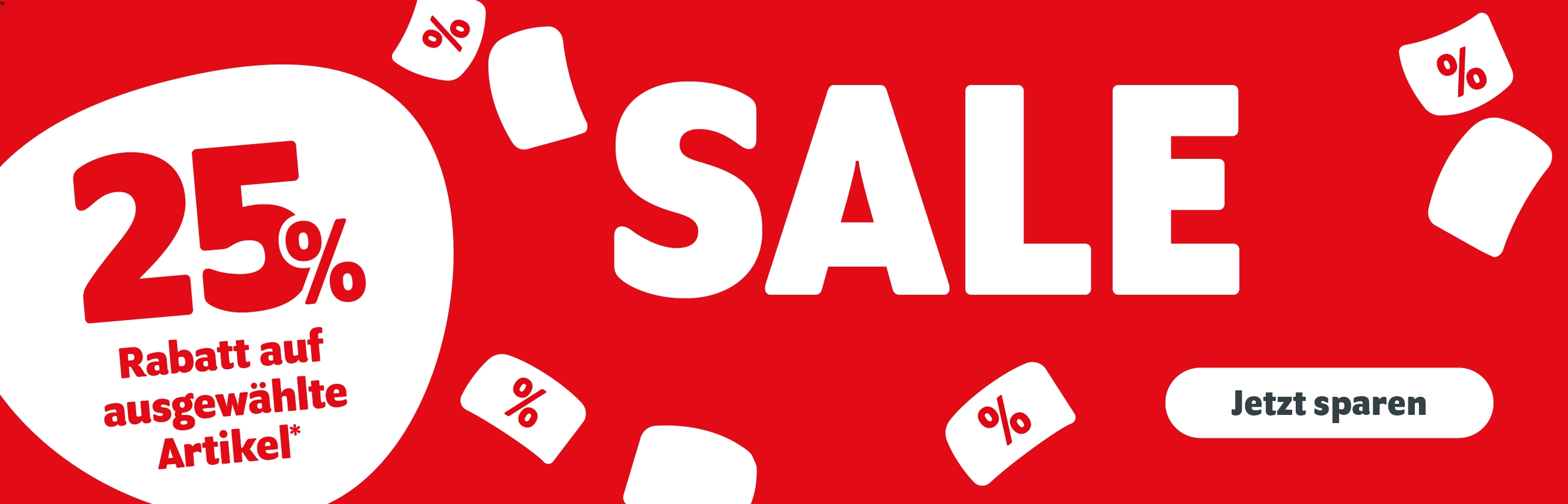 Sale mit 25% Rabatt auf ausgewählte Artikel*