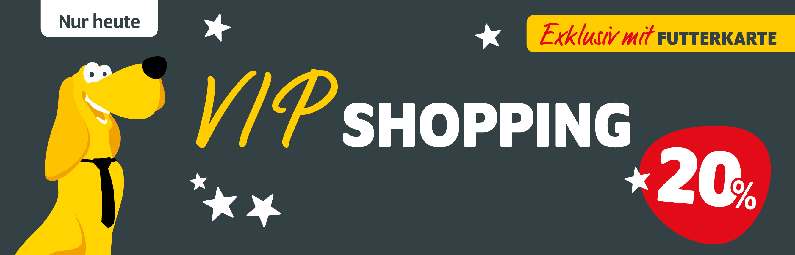 FUTTERKARTEN-Aktion: VIP-Shopping am 6.5.2026 mit 20% Rabatt