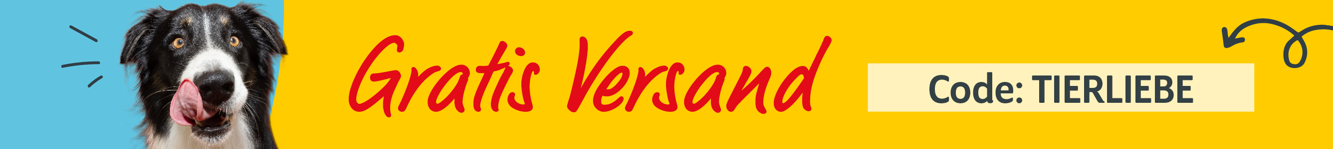 Gratis Versand mit dem Code TIERLIEBE