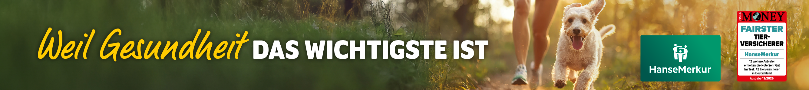 Tierversicherungen von der HanseMerkur