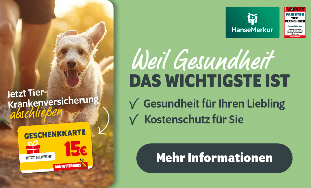Tierversicherungen der HanseMerkur - Mehr Informationen
