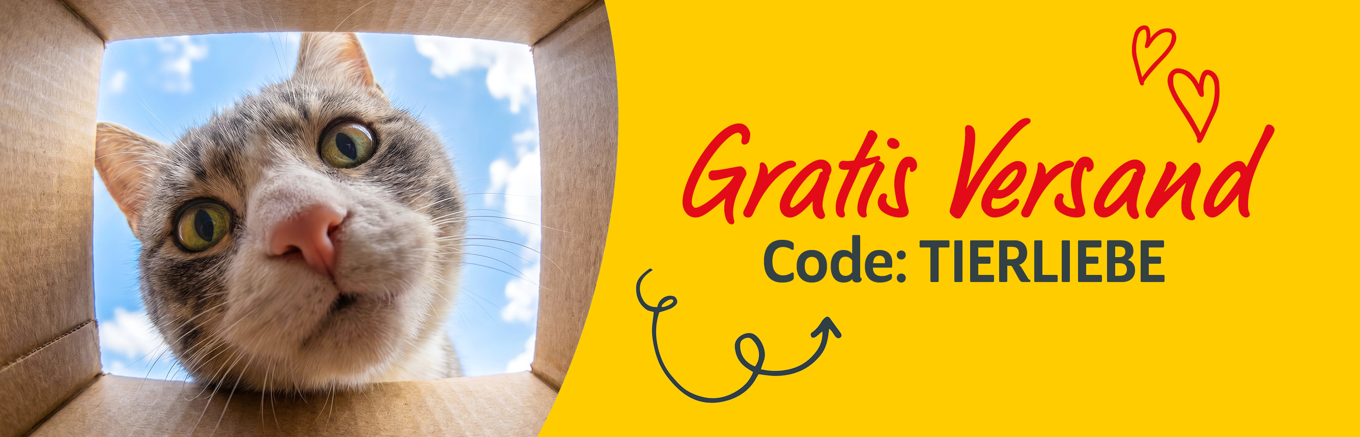 Gratis Versand mit Code: TIERLIEBE