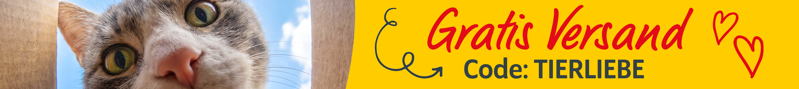 Gratis Versand mit Code: TIERLIEBE
