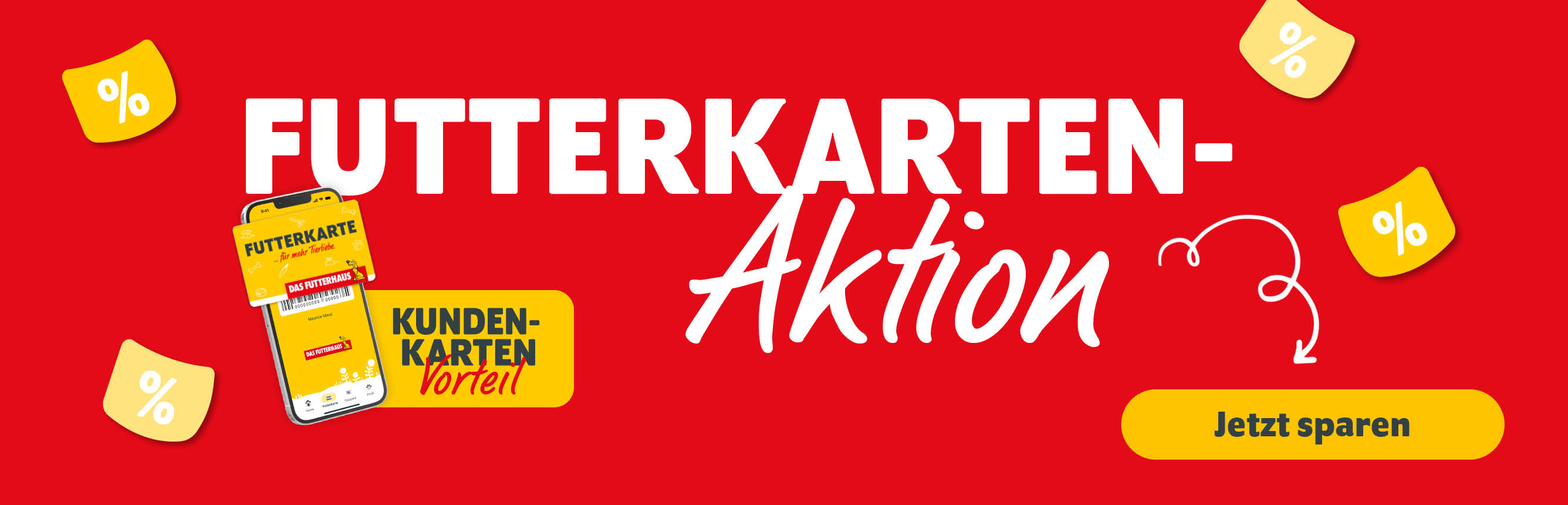 FUTTERKARTEN-Aktion: Jetzt sparen