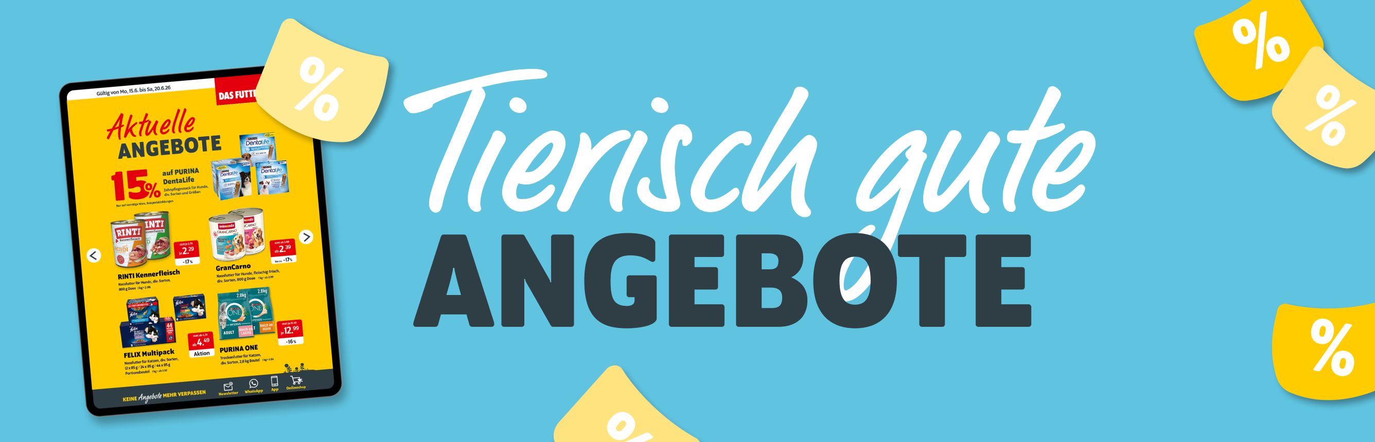 Tierisch gute Angebote