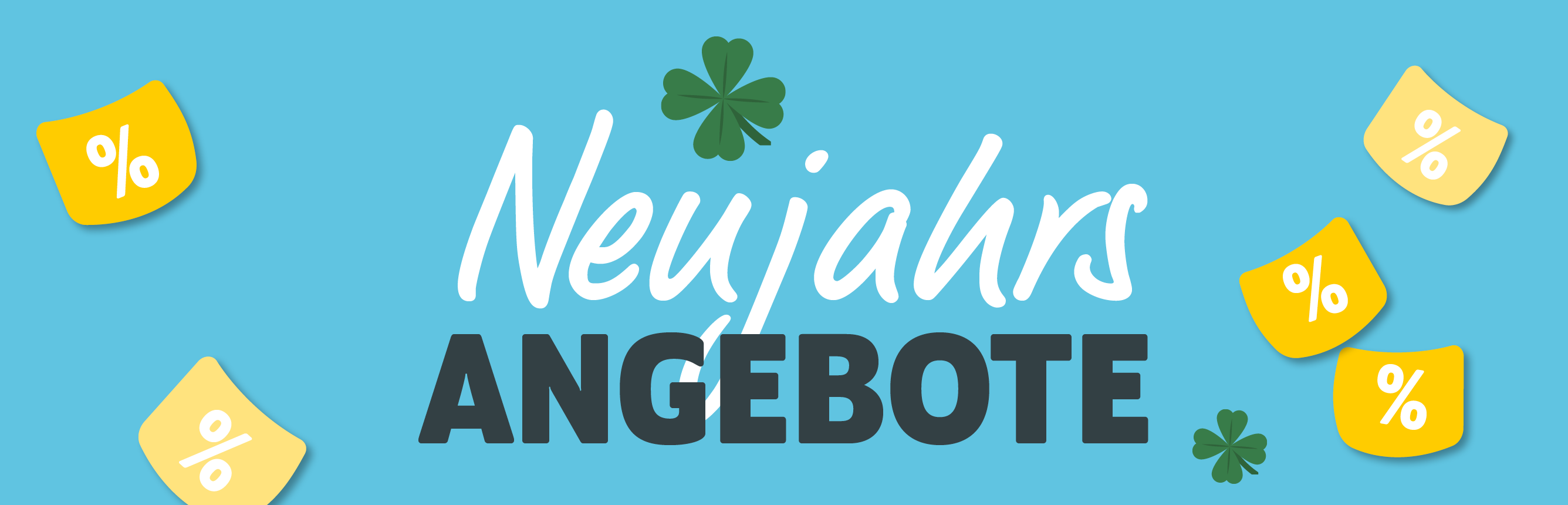 Neujahrsangebote - Jetzt sparen