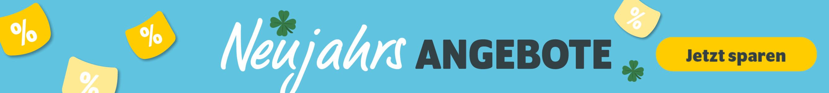 Neujahrsangebote - Jetzt sparen