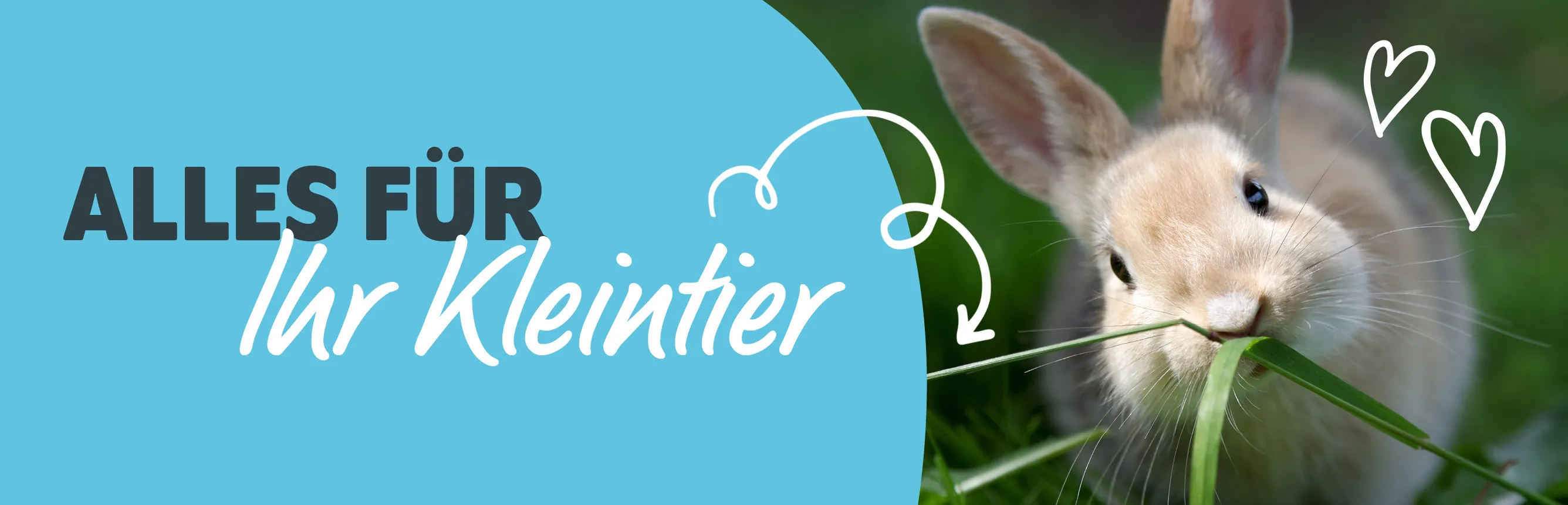 Kategorie Kleintier Shop Header