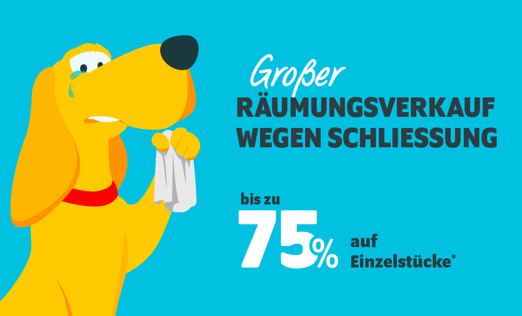 Großer Räumungsverkauf vom 12.1.-28.2.2026