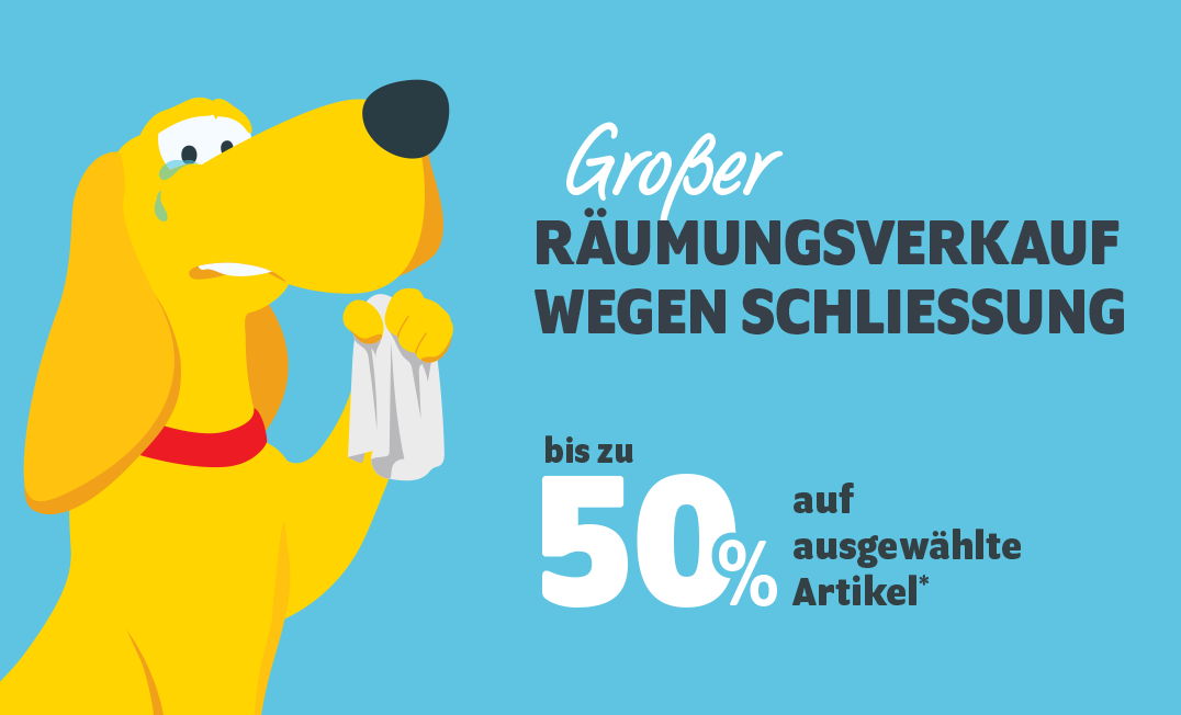 Großer Räumungsverkauf vom 25.10.-15.11.2025