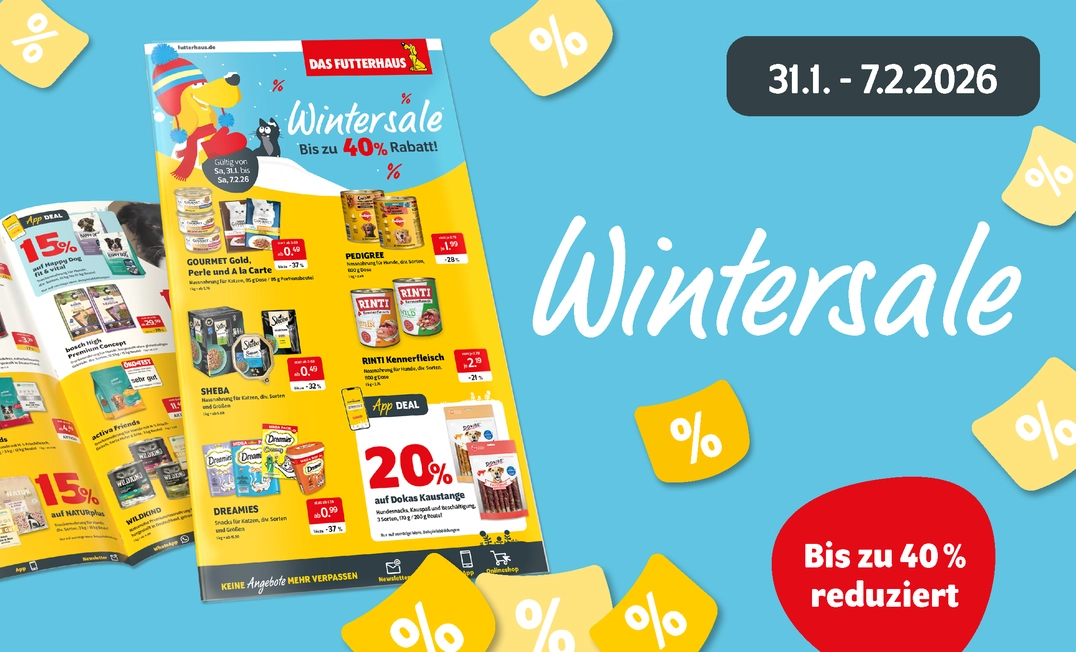 Wintersale vom 31.1. - 7.2.2026 mit bis zu 40% Rabatt