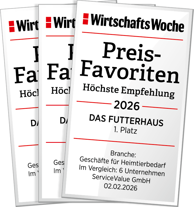 Preis-Favoriten Siegel - 3 mal in Folge Platz 1