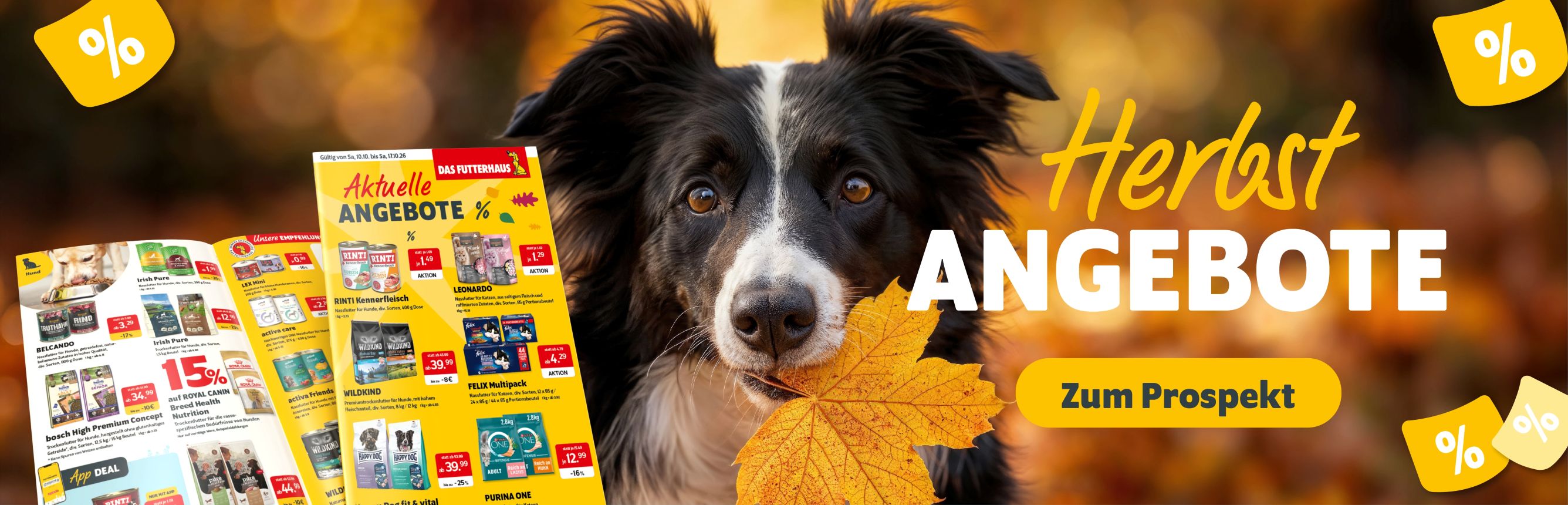Herbst-Angebote bei DAS FUTTERHAUS - Zum Prospekt