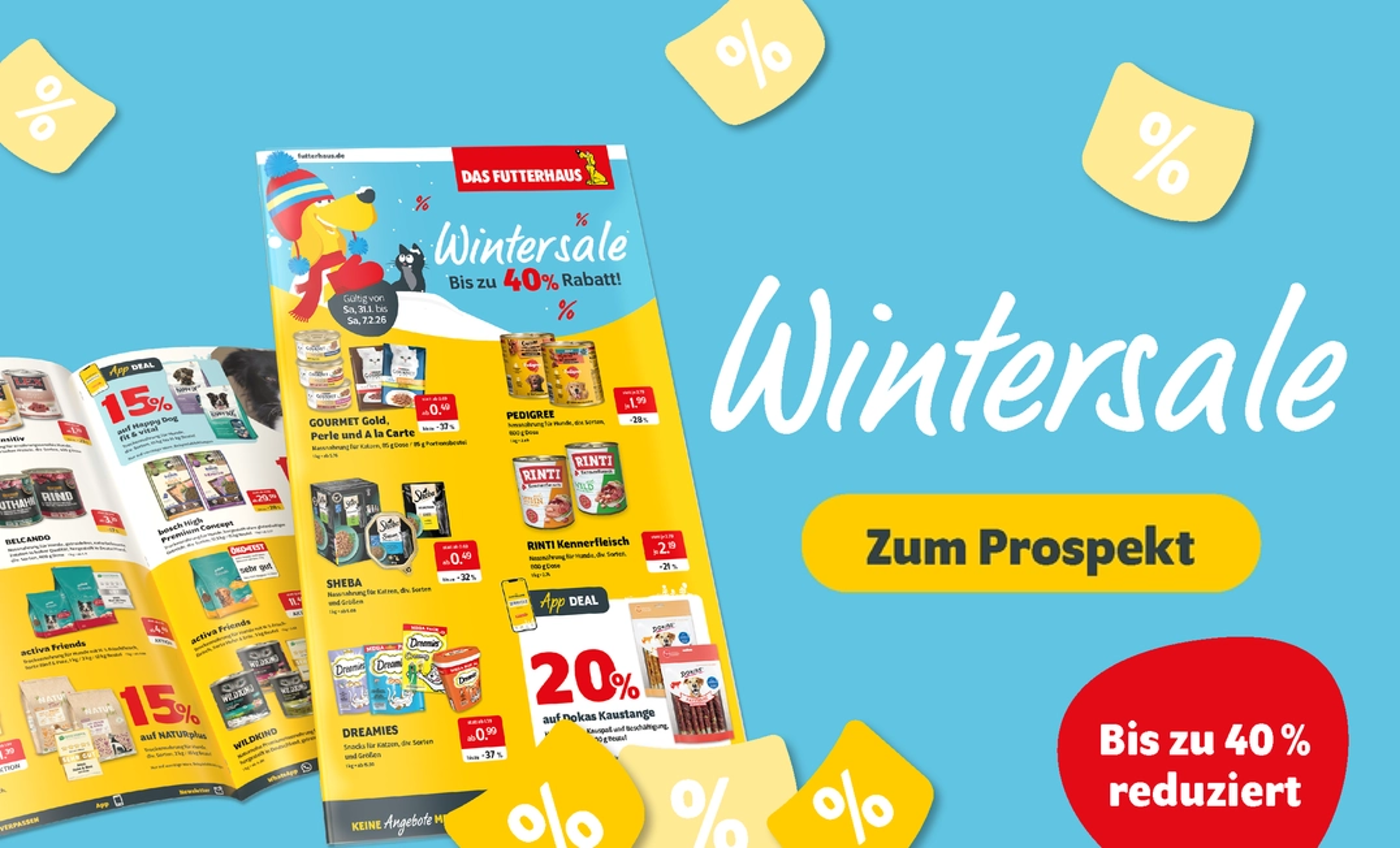 Wintersale mit bis zu 40% Rabatt - Zum Prospekt
