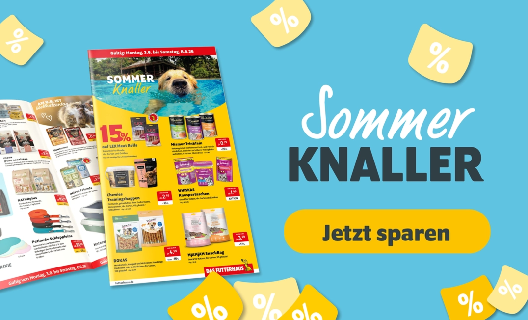 Sommerknaller bei DAS FUTTERHAUS - Jetzt sparen