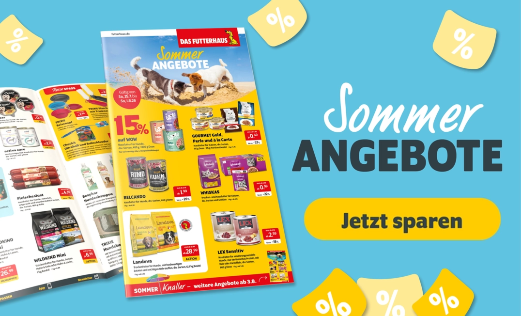 Sommer-Angebote bei DAS FUTTERHAUS - Jetzt sparen