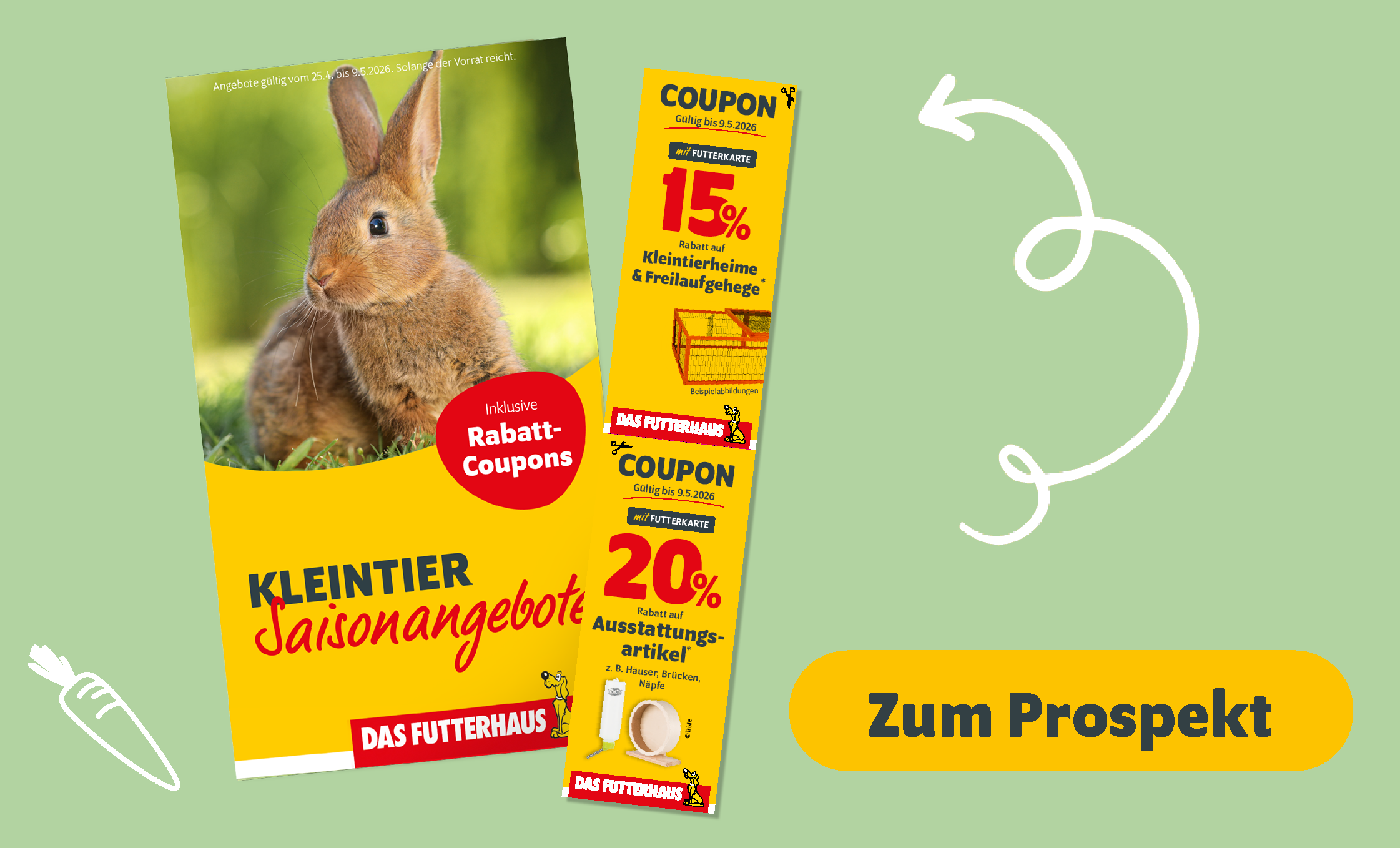 Kleintierangebote vom 25.4. bis 10.5.2026 - Zum Prospekt