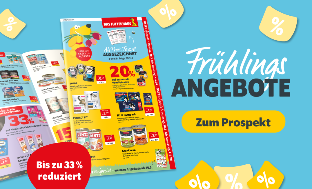 Frühlingsangebote: Bis zu 33 % reduziert - Zum Prospekt