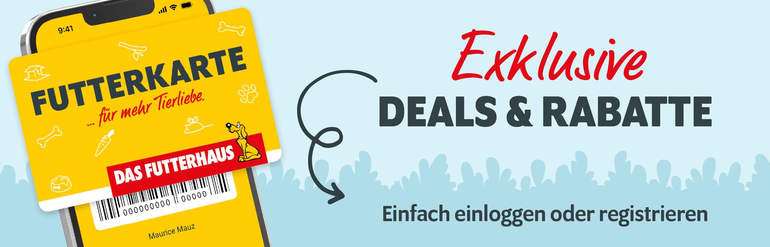 FUTTERKARTE: Exklusive Deals & Rabatte