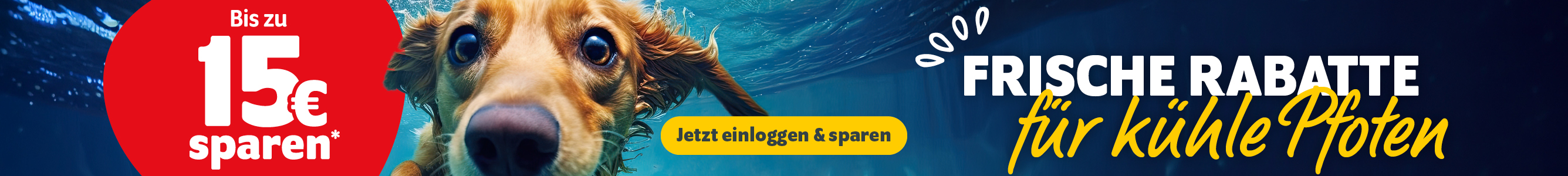 Frische Rabatte für kühle Pfoten mit bis zu 15€ Rabatt - Einloggen & Sparen