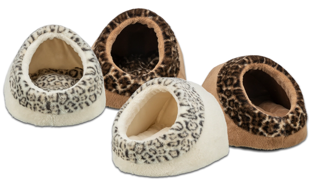 Neuheiten: TRIXIE Höhle Leo mit weichem Leo-Stoff in hell und dunkel
