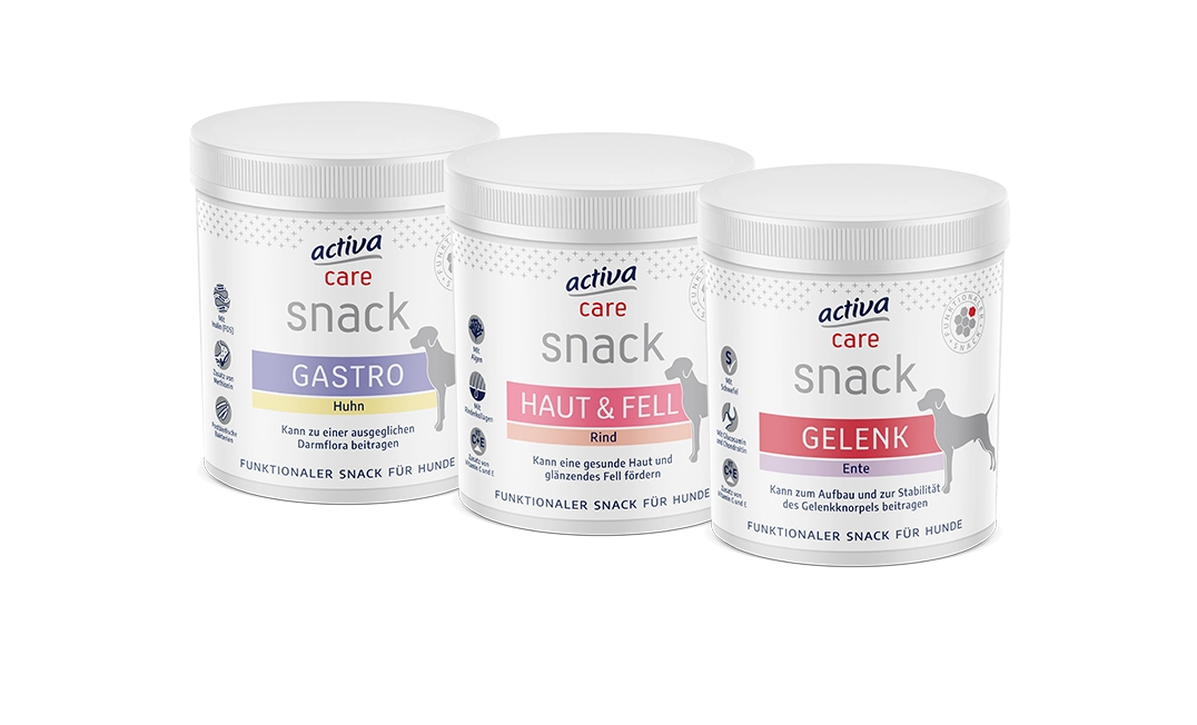 Neuheiten: activa care funktionale Snacks mit 5 verschiedenen Funktionen