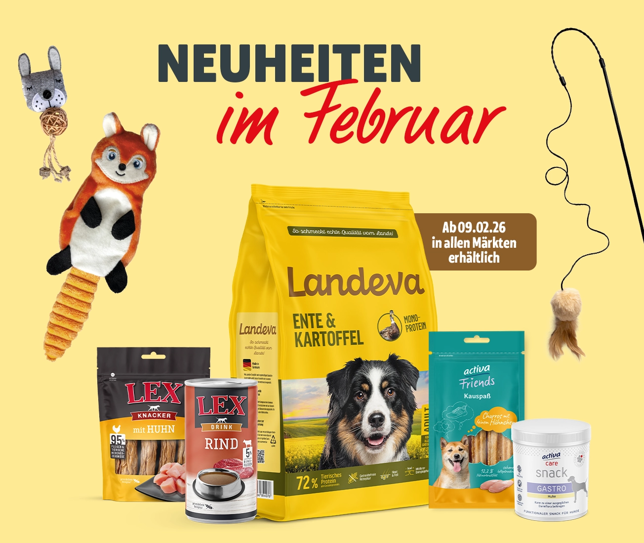 Neuheiten im Februar bei DAS FUTTERHAUS