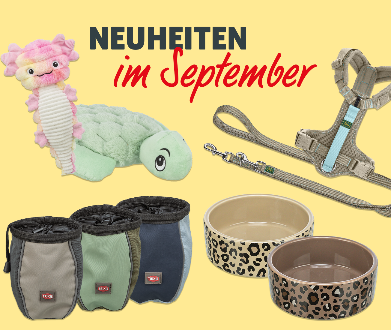 Neuheiten im September bei DAS FUTTERHAUS von TRIXIE und HUNTER