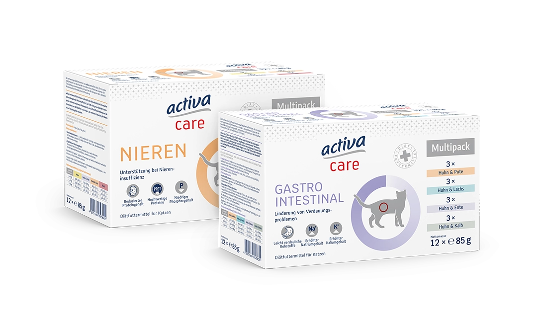 Neuheiten im Oktober: activa care Katzen-Diätfutter