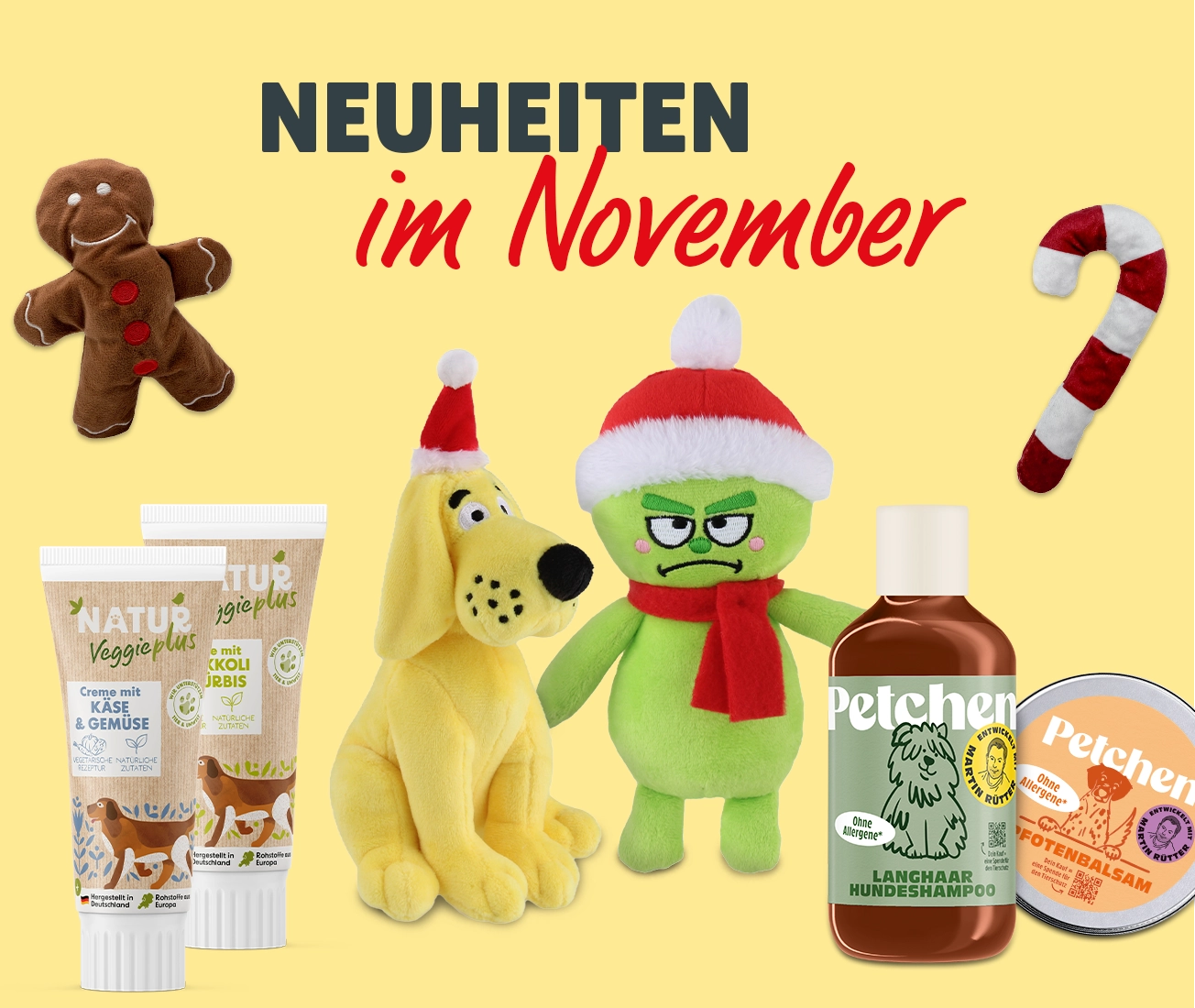 Neuheiten im November mit vielen Weihnachtsartikeln