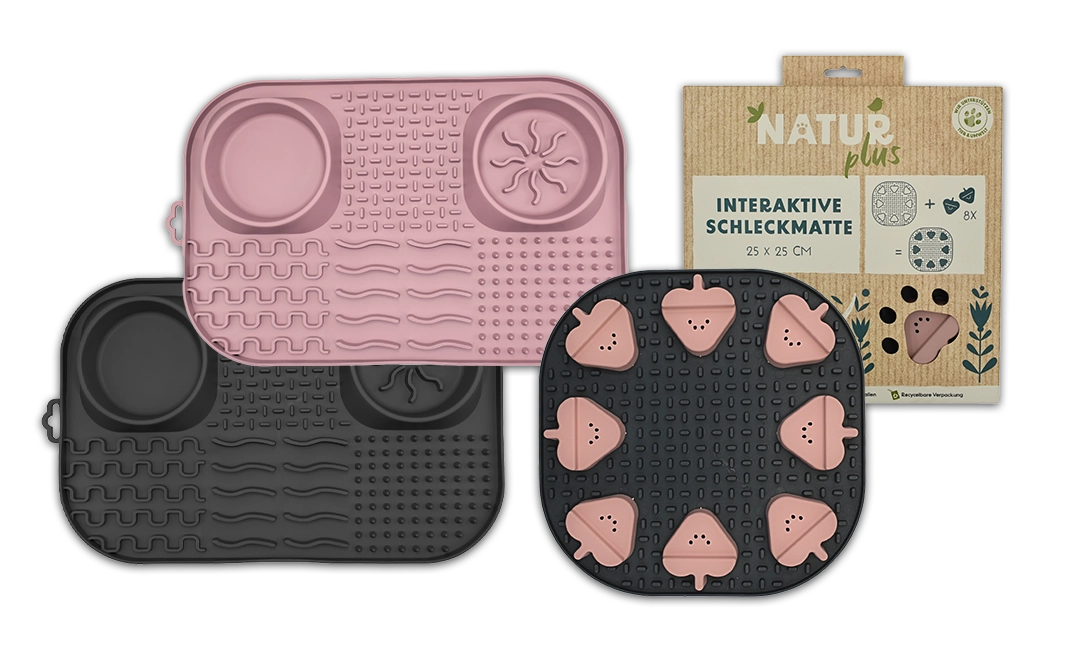 Neuheit NATURplus Activityboard: Verschiedene Aussführungen in rosa und schwarz